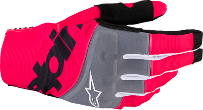 ALPINESTARS Techstar MX Gloves - Black/Fluo Pink - XL 3560125-1390-XL