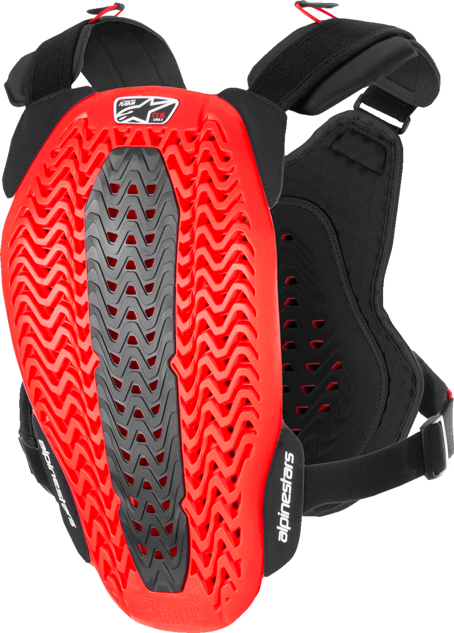 ALPINESTARS A-5 Plasma Chest Protector - Black/Red/White - XL/2XL  6700825-132-XL/2X