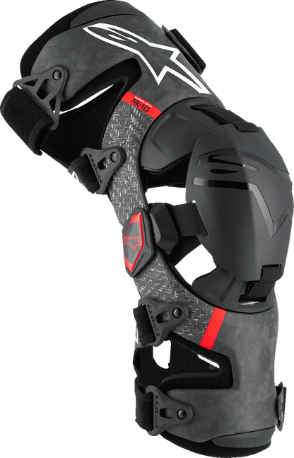 ALPINESTARS Supertech RK-10 Plasma Knee Braces - Black/Red - XL 6501425-13-XL