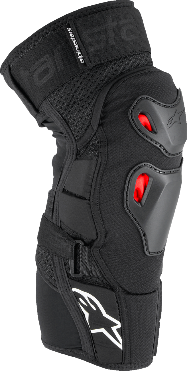 ALPINESTARS Bionic Pro Plasma Knee Protectors - Black/Red/White - S/M 6503125-132-SM