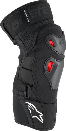 ALPINESTARS Bionic Pro Plasma Knee Protectors - Black/Red/White - S/M 6503125-132-SM