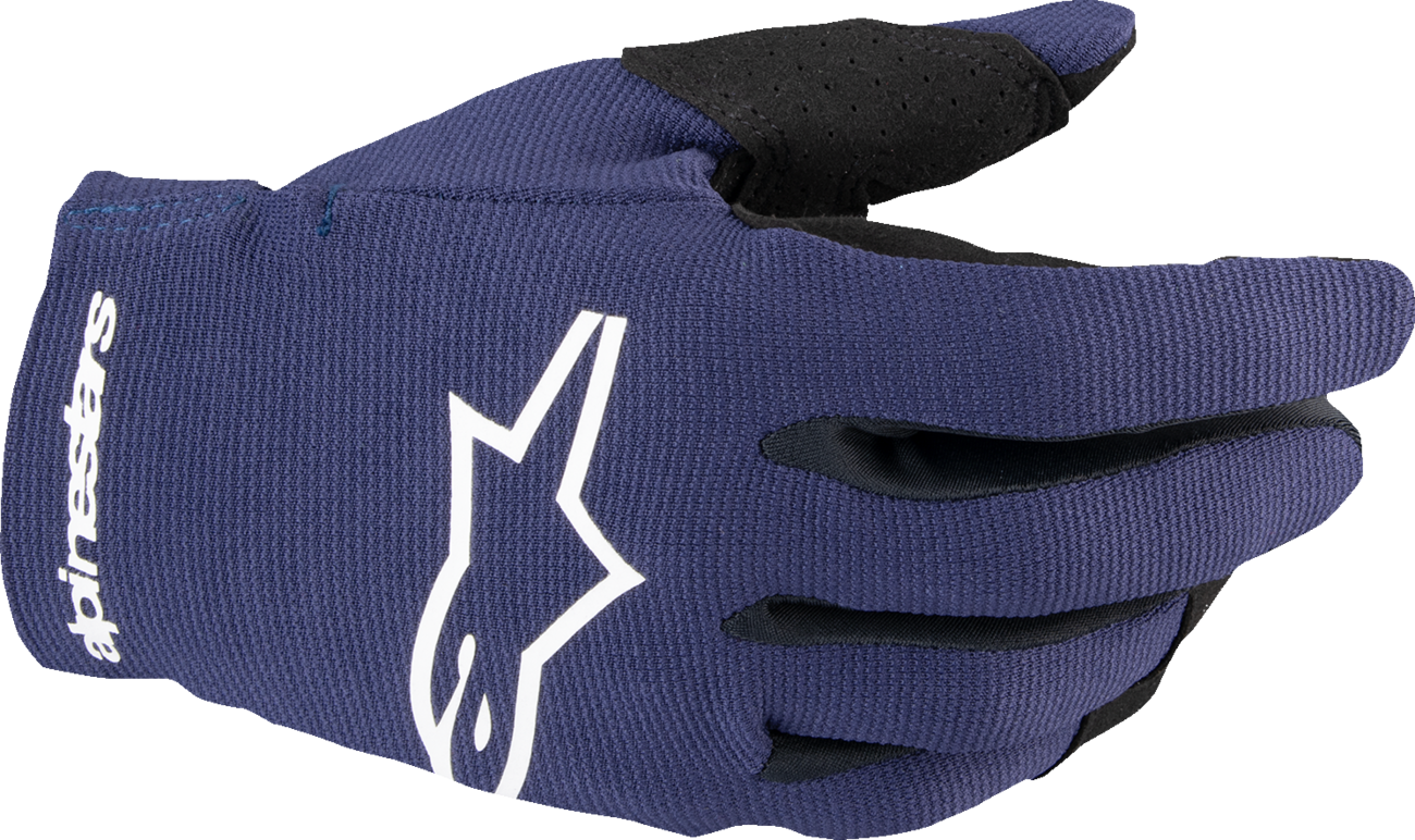 ALPINESTARS Youth Radar MX Gloves - Night Navy/White - Medium 3541824-7120-M