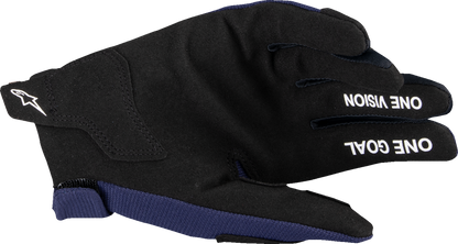 ALPINESTARS Youth Radar MX Gloves - Night Navy/White - Medium 3541824-7120-M