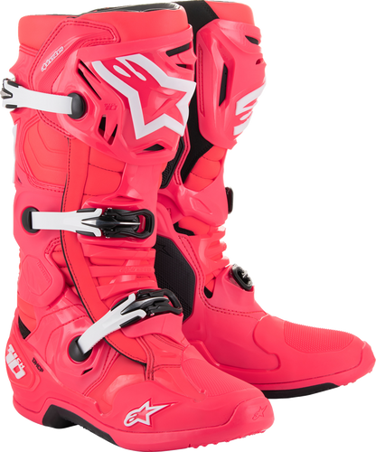 ALPINESTARS Tech 10 Boots - Diva Pink/White - US 14 / EU 49.5 2010020-3812-14