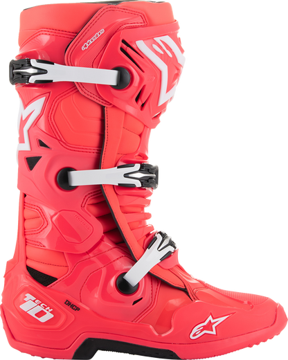 ALPINESTARS Tech 10 Boots - Diva Pink/White - US 12 / EU 47 2010020-3812-12
