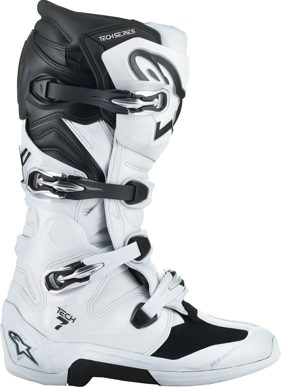 ALPINESTARS Tech 7 Boots - White/Black - US 16 / EU 52 2012025-21-16