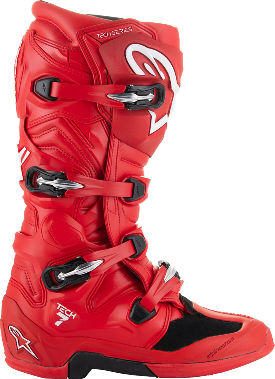 ALPINESTARS Tech 7 Boots - Bright Red - US 14 / EU 49.5 2012025-3010-14