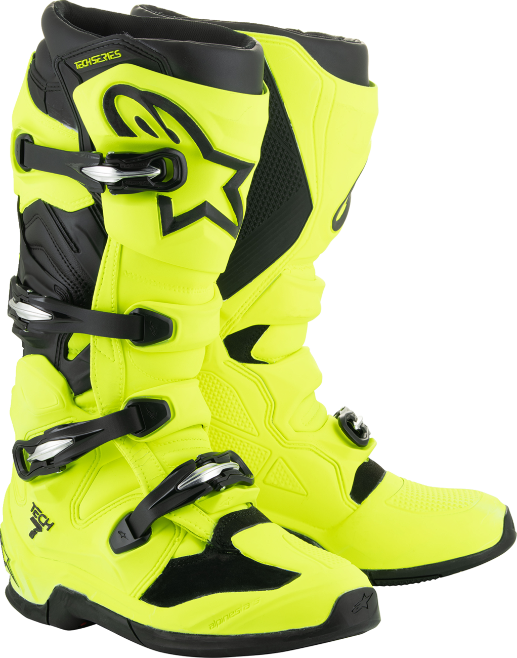 ALPINESTARS Tech 7 Boots - Fluorescent Yellow/Black - US 7 / EU 40.5 2012025-551-7