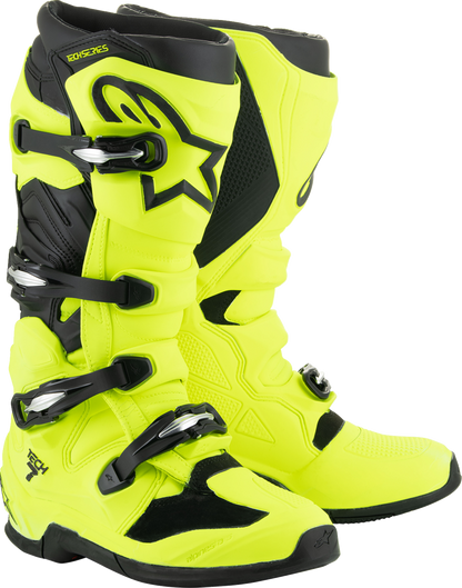 ALPINESTARS Tech 7 Boots - Fluorescent Yellow/Black - US 12 / EU 47 2012025-551-12
