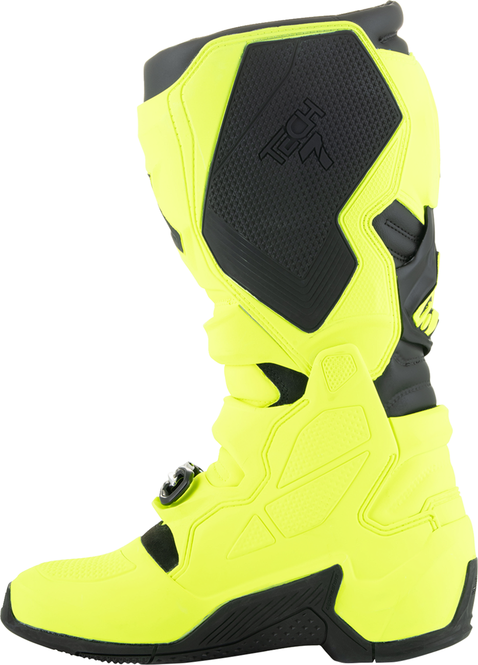 ALPINESTARS Tech 7 Boots - Fluorescent Yellow/Black - US 12 / EU 47 2012025-551-12