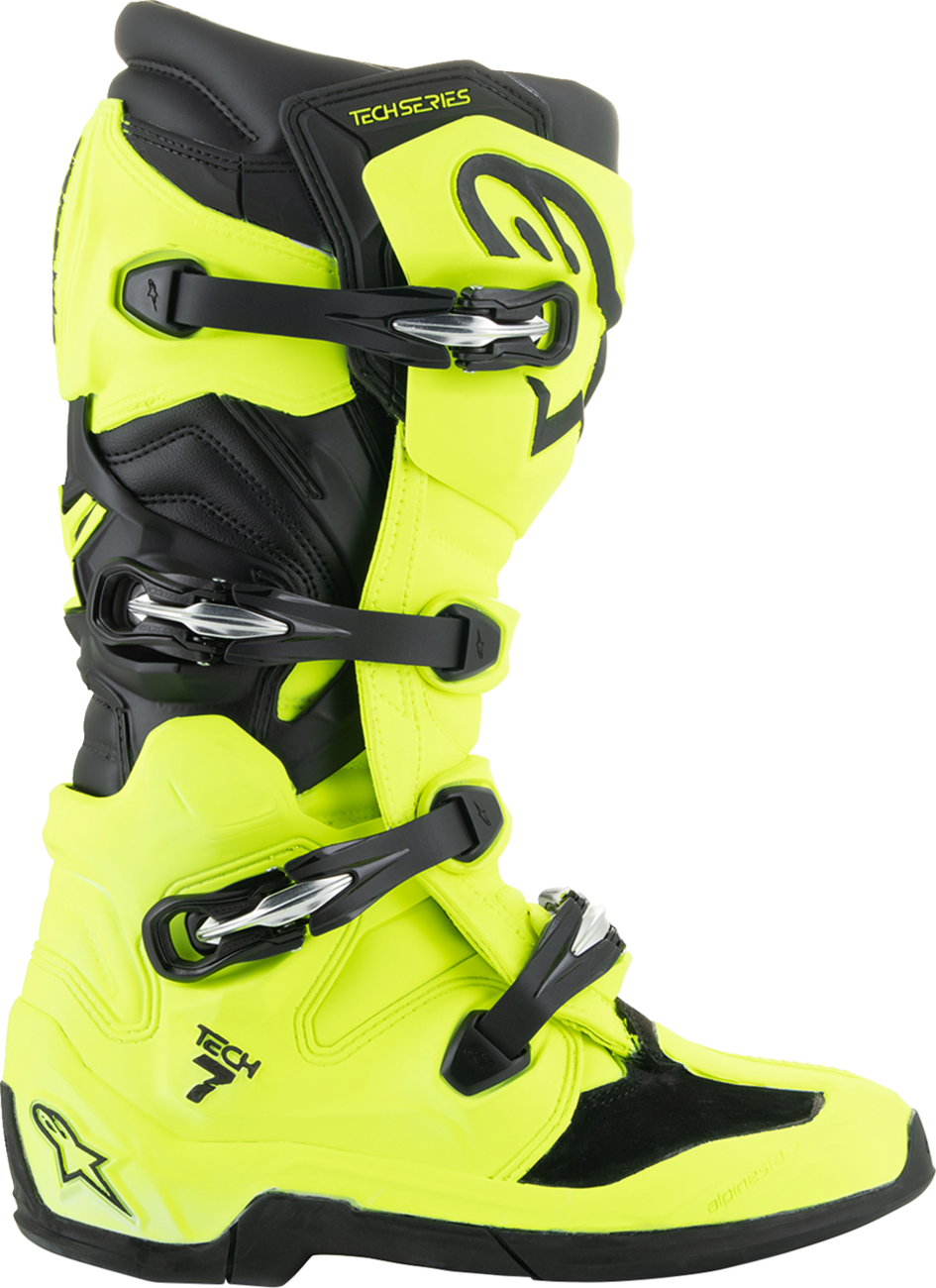ALPINESTARS Tech 7 Boots - Fluorescent Yellow/Black - US 11 / EU 45.5 2012025-551-11