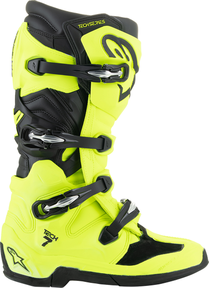 ALPINESTARS Tech 7 Boots - Fluorescent Yellow/Black - US 9 / EU 43 2012025-551-9