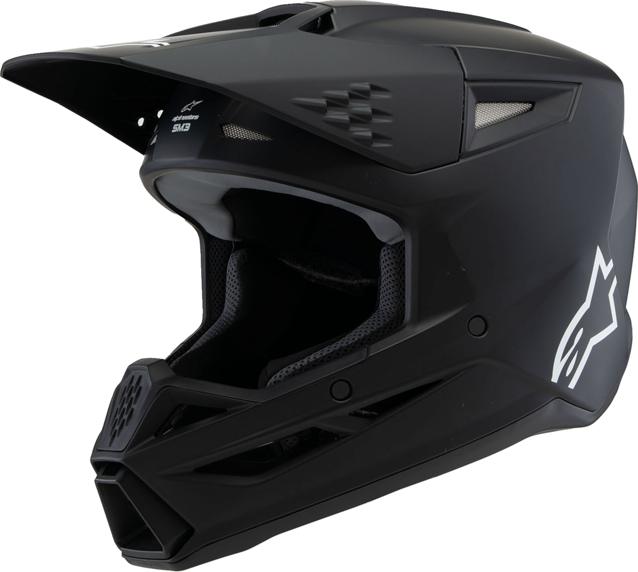 ALPINESTARS Youth SM3 Helmet - Solid - Matte Black - Small 8302225-110-YS