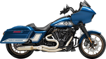 BASSANI XHAUST 2-into-1 Mid-Length Exhaust System with Super Bike Muffler - Stainless Steel - 49-State 1F98SSE