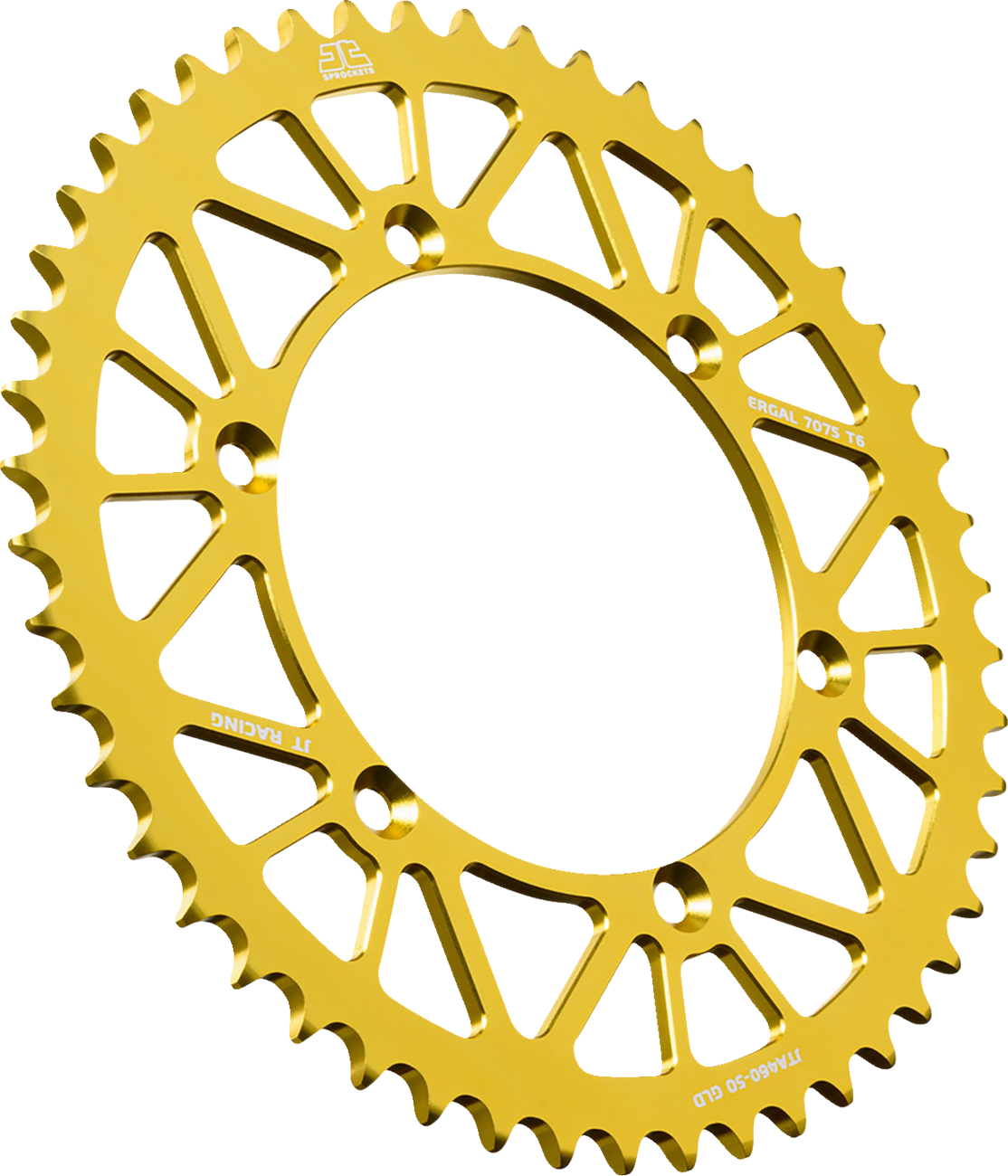 JT SPROCKETS Rear Sprocket - Aluminum - 50 Tooth - Gold - Kawasaki JTA460.50GLD