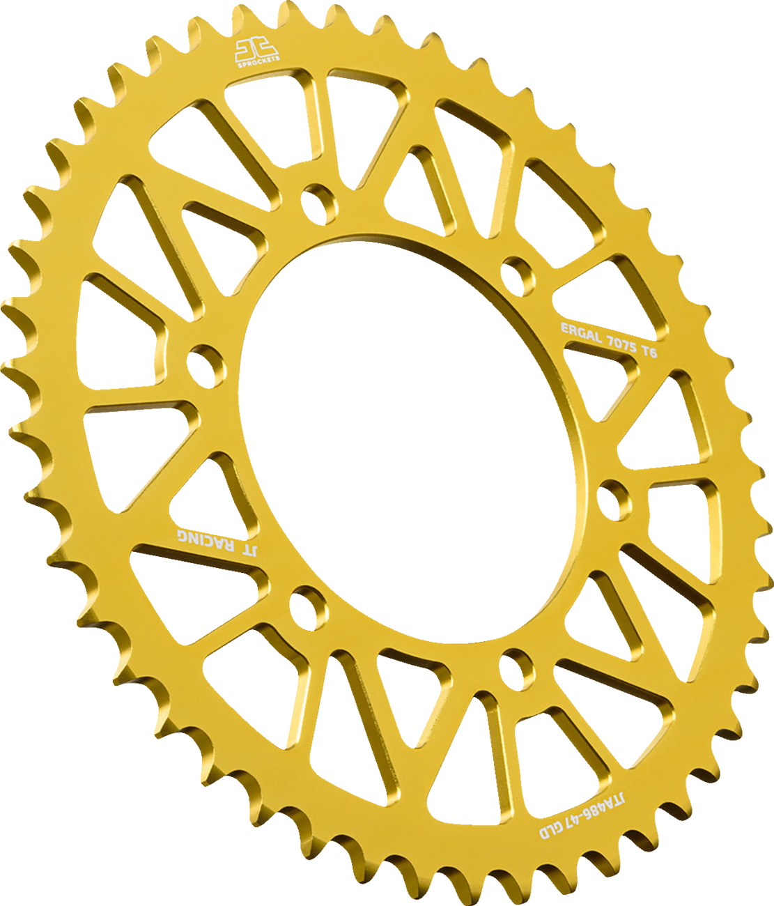 JT SPROCKETS Rear Sprocket - Aluminum - 47 Tooth - Gold - YZF-R1/LE JTA486.47GLD