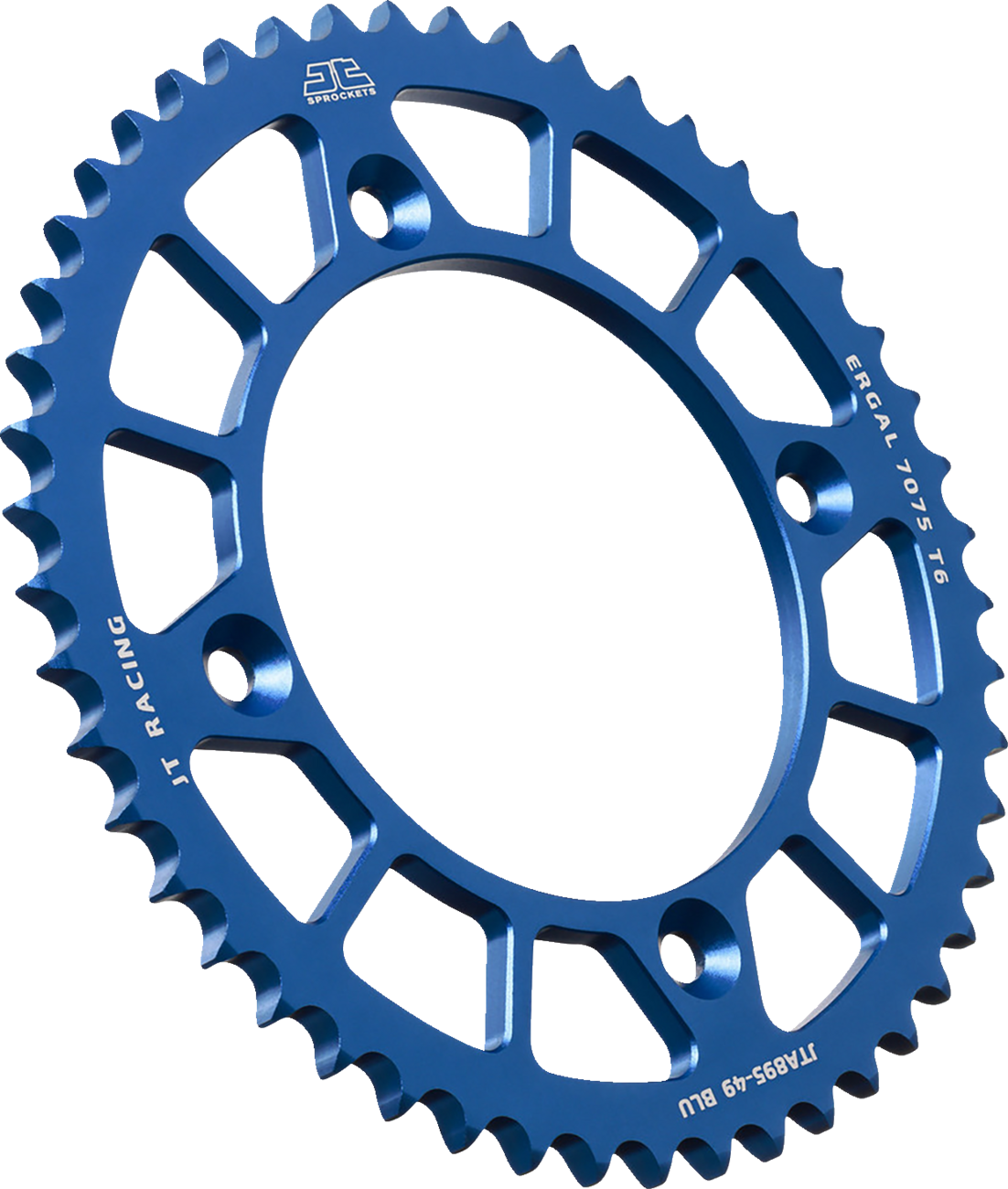 JT SPROCKETS Rear Sprocket - Aluminum - 49 Tooth - Blue - Gas Gas/Husqvarna/KTM JTA895.49BLU