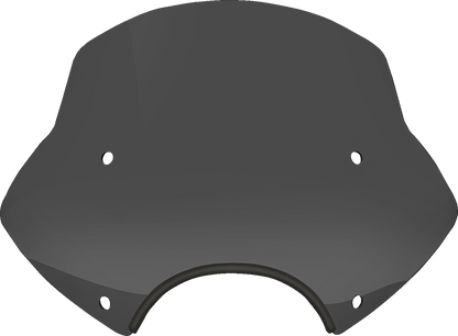 MEMPHIS SHADES Speed Demon Sportshields - 13" - 9" Headlight Cutout - Dark Black Smoke MEP54610