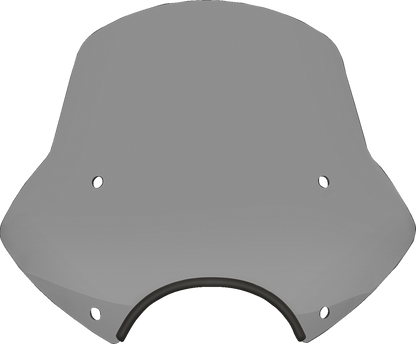 MEMPHIS SHADES Speed Demon Sportshields - 15" - 9" Headlight Cutout - Black Smoke MEP54712