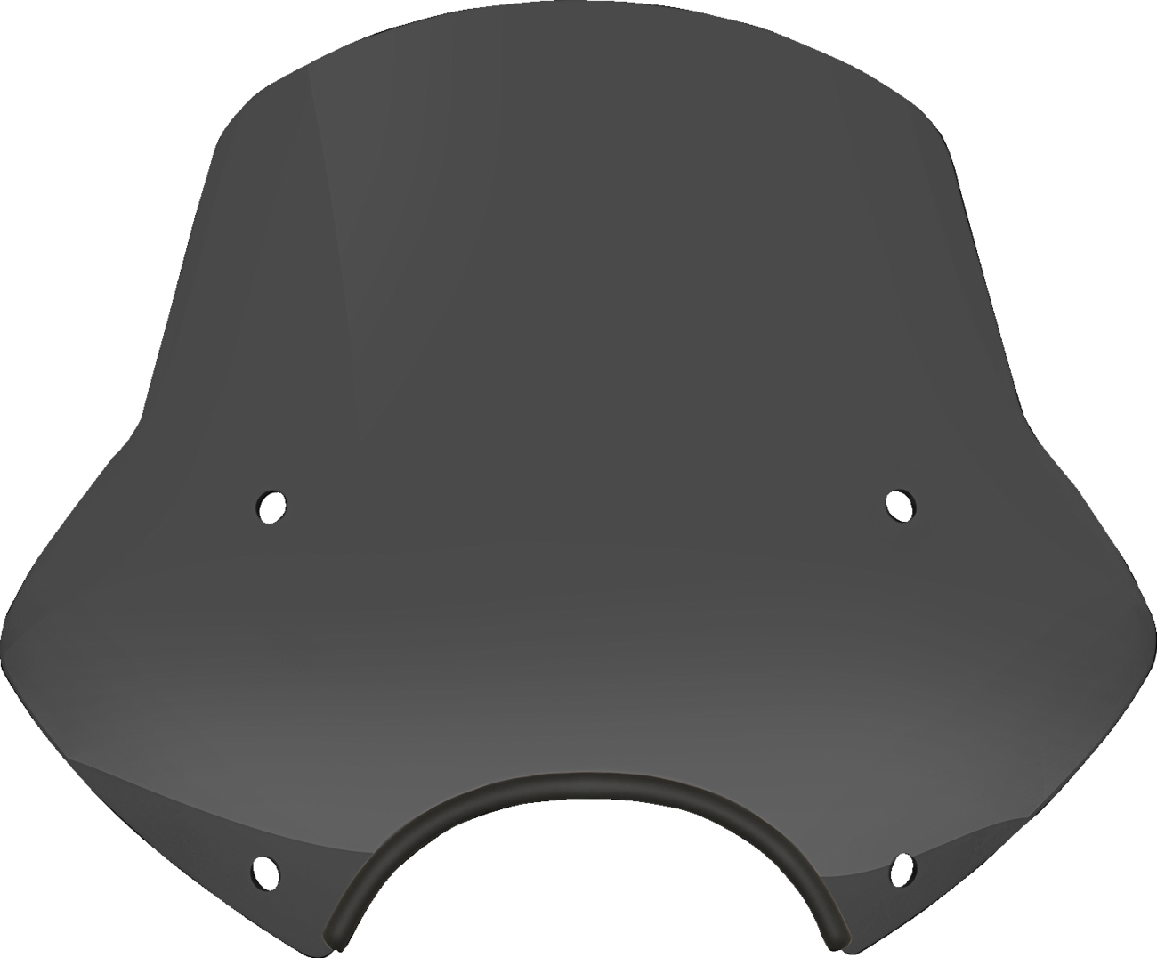 MEMPHIS SHADES Speed Demon Sportshields - 15" - 9" Headlight Cutout - Dark Black Smoke MEP54710