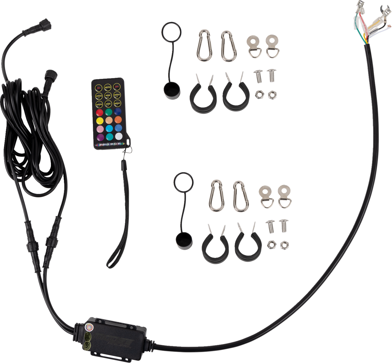MOOSE OFFROAD Quick Disconnect Whip Light - 3' QD-COBBTR-132-PU