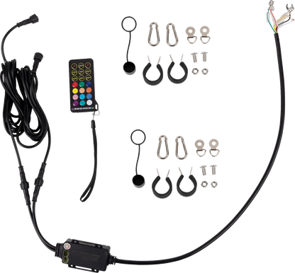 MOOSE OFFROAD Quick Disconnect Whip Light - 3' QD-COBBTR-132-PU