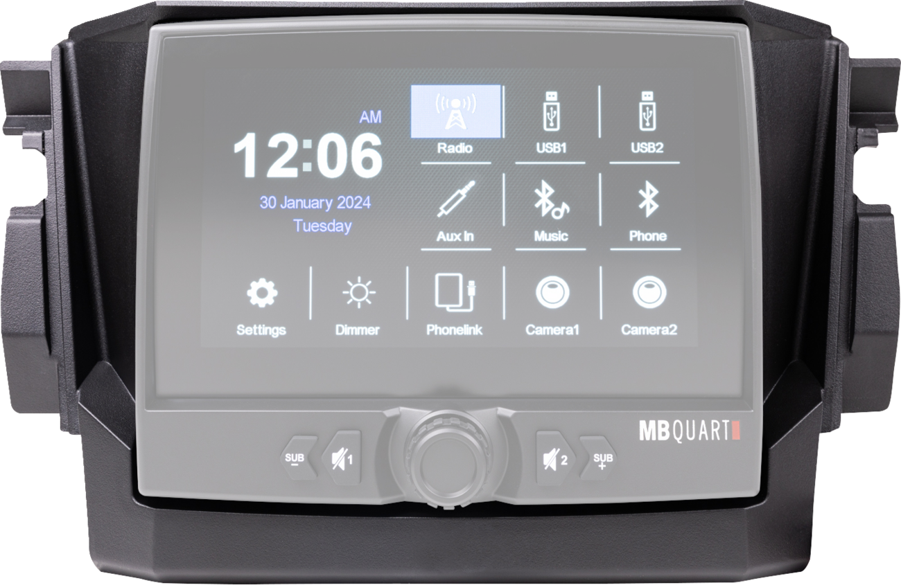 MB QUART Radio Install Kit - Polaris MBQRP-DASH-1