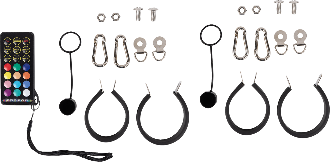 MOOSE OFFROAD Quick Release Whip - 1' - Pair PQR-CHSBTR1.8-112-PU