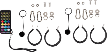 MOOSE OFFROAD Quick Release Whip - 1' - Pair PQR-CHSBTR1.8-112-PU