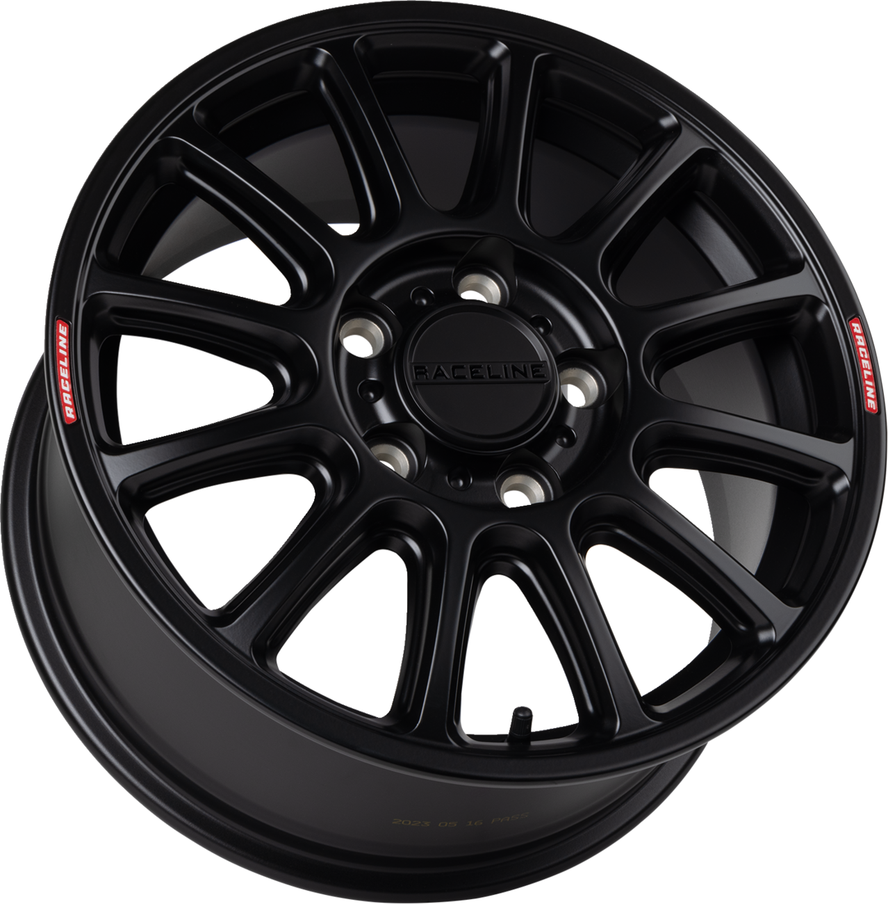 RACELINE WHEELS Wheel - Alpha - Front/Rear - Black - 15x7 - 5/114.3 - +56 mm A14VB-57012+56