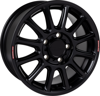 RACELINE WHEELS Wheel - Alpha - Front/Rear - Black - 15x7 - 5/114.3 - +56 mm A14VB-57012+56