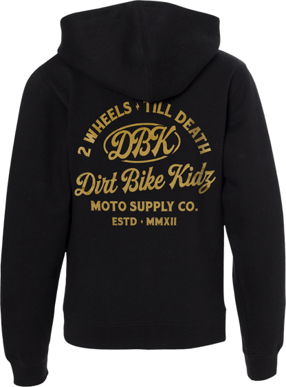 Gold Nugget Youth Hoodie Black Yl