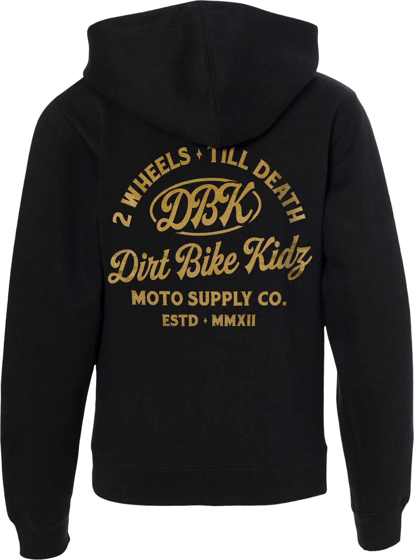 Gold Nugget Youth Hoodie Black Ym