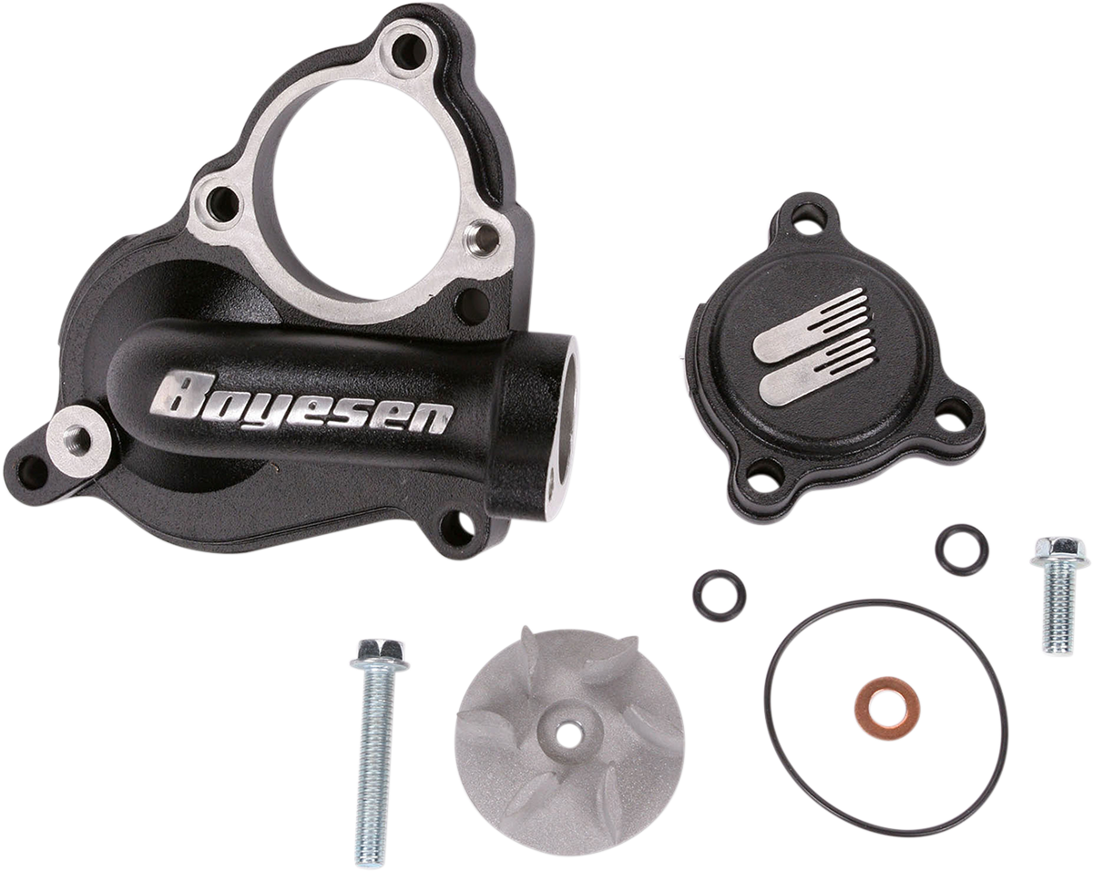 BOYESEN Impeller/Waterpump Cover - Black - Kawasaki/Suzuki WPK-17B