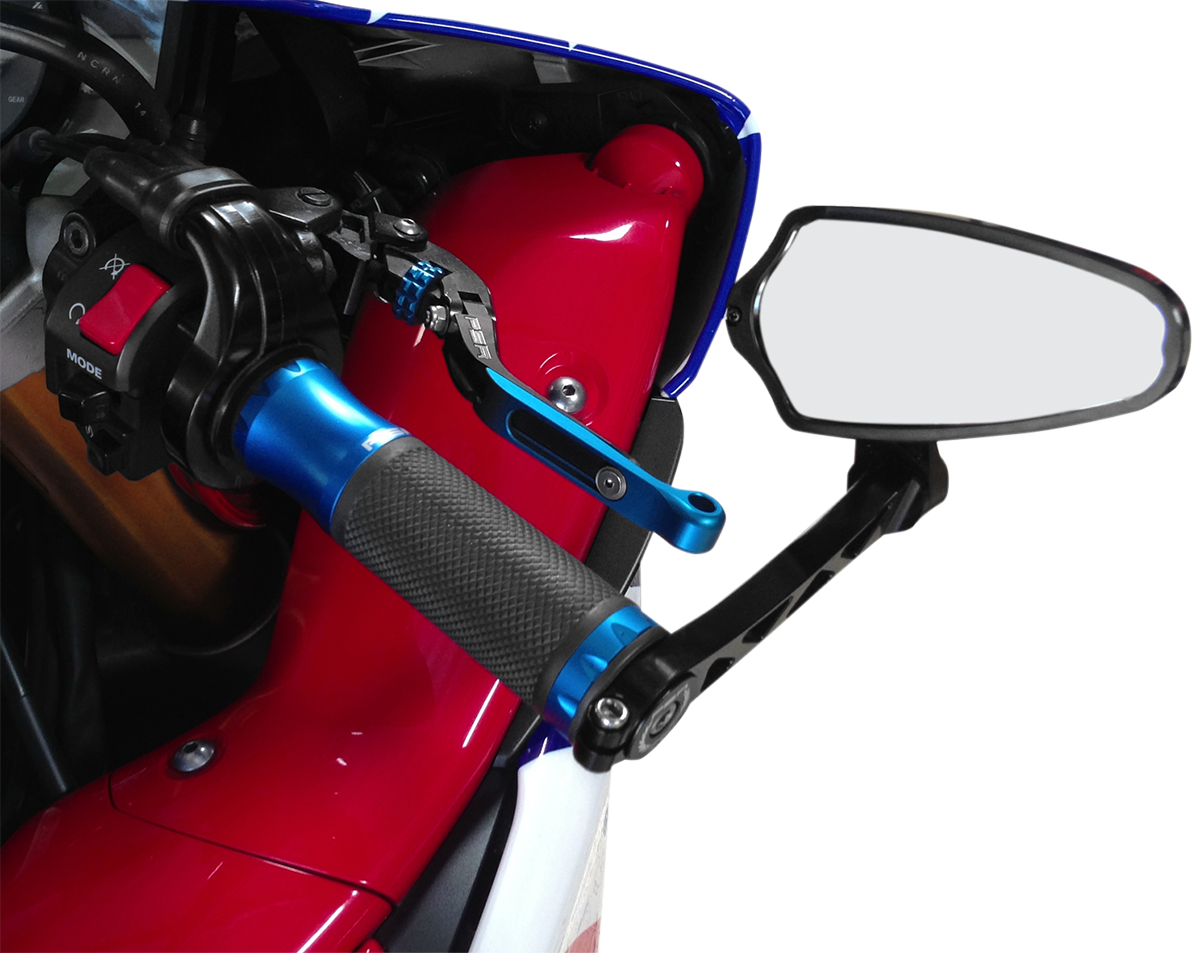 PSR Mirror - Felipe - Classic/Bar-End - Side View - Polygon - Black 00-00211-22