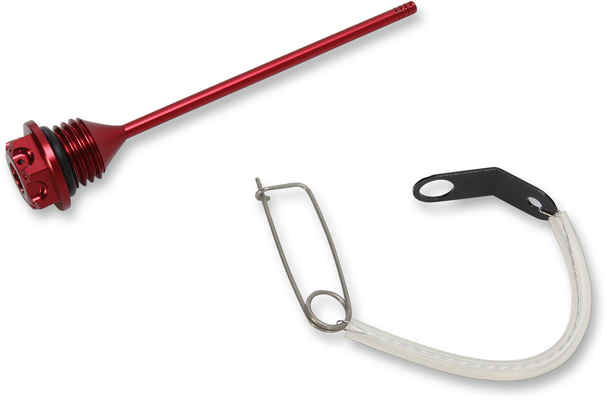 PSR Oil Cap Kit with Dipstick - Red - M20 x 2.5 - Honda 00-01305-24