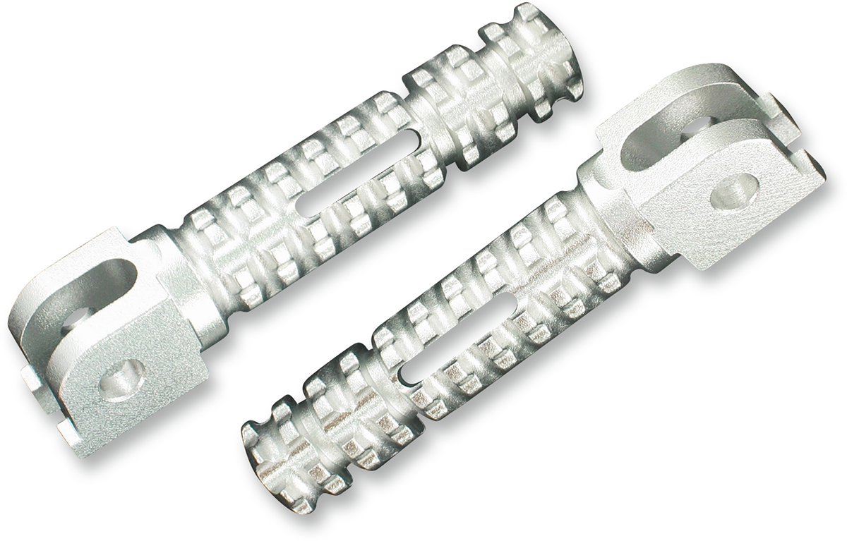 PSR Foot Pegs - Silver - BMW/Honda '87-'25 03-01200-21