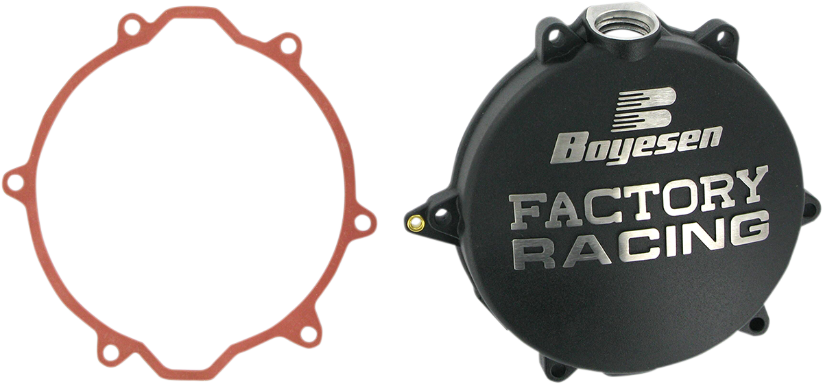 BOYESEN Clutch Cover - Black - Husaberg/KTM CC-44B