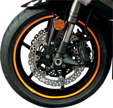 FLU DESIGNS INC. Wheel Decal - Fluorescent Orange 60607