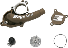 BOYESEN Supercooler Waterpump Cover - Magnesium - Suzuki WPK-27M