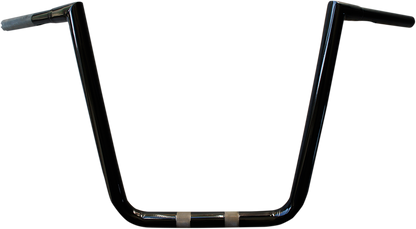 LA CHOPPERS 1-1/4" Twin Peaks Hefty Big Twin Handlebar - 16" - Black LA-7362-16B