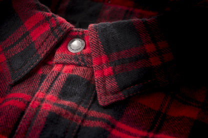 Marksman Flannel Black/Red 4x