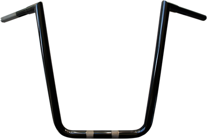 LA CHOPPERS 1-1/4" Twin Peaks Hefty Big Twin Handlebar - 19" - Black LA-7362-19B