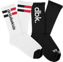 Basic Sock 2 Pack White/Black