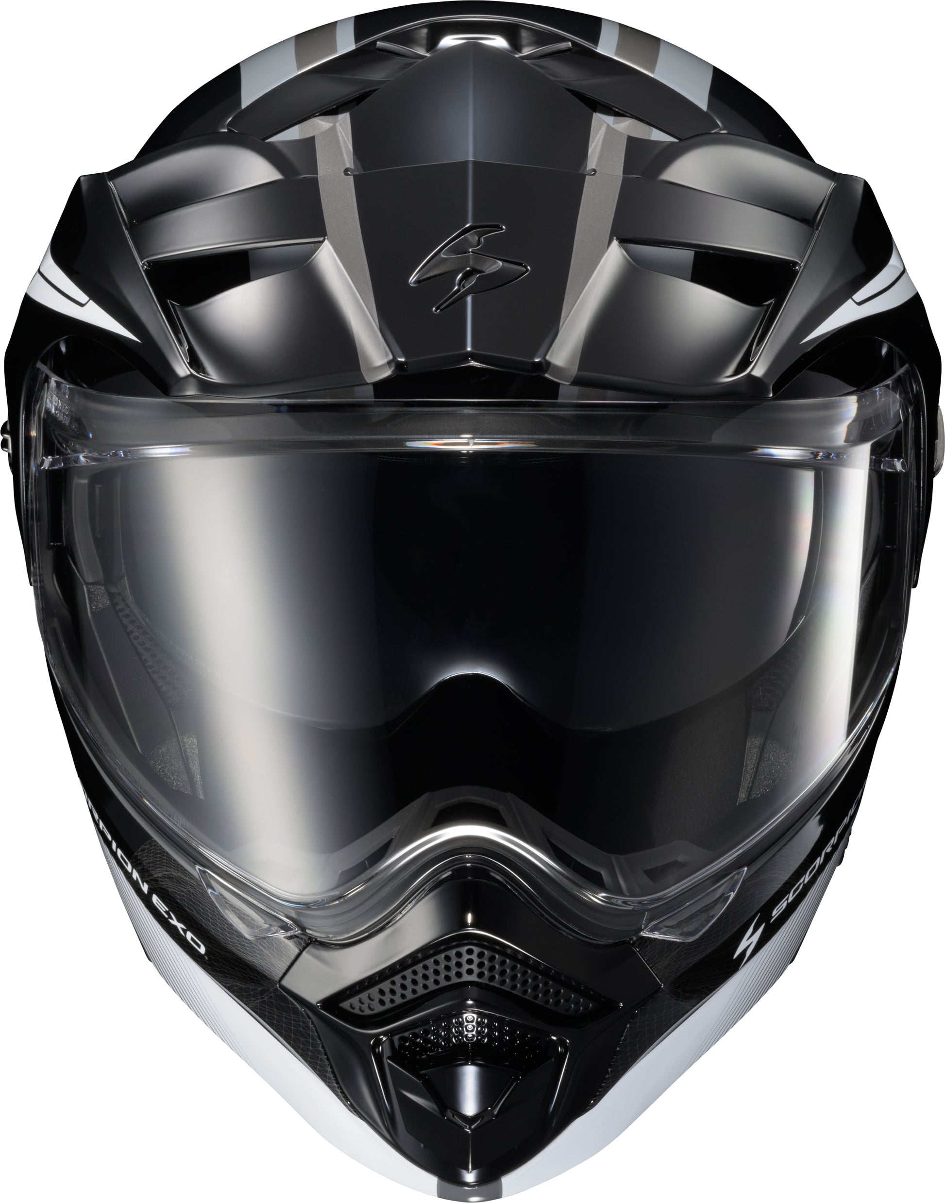 Exo At960 Modular Helmet Topographic 2 Blk/Wht/Grey Md