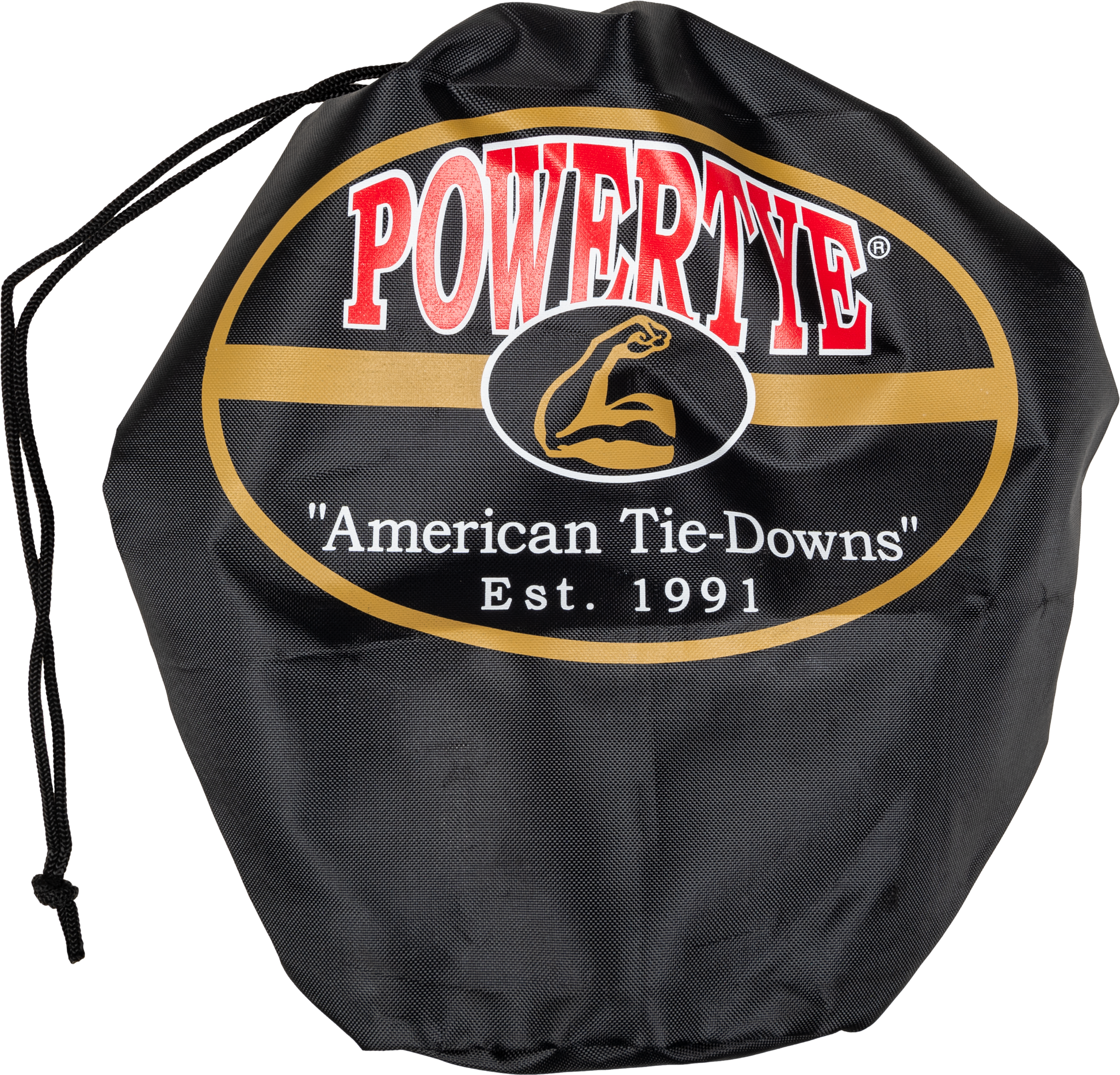 Tie Down Rat Sec Hooks/Swivel 1.5"X6' Blk/Blk W/Storage Bag