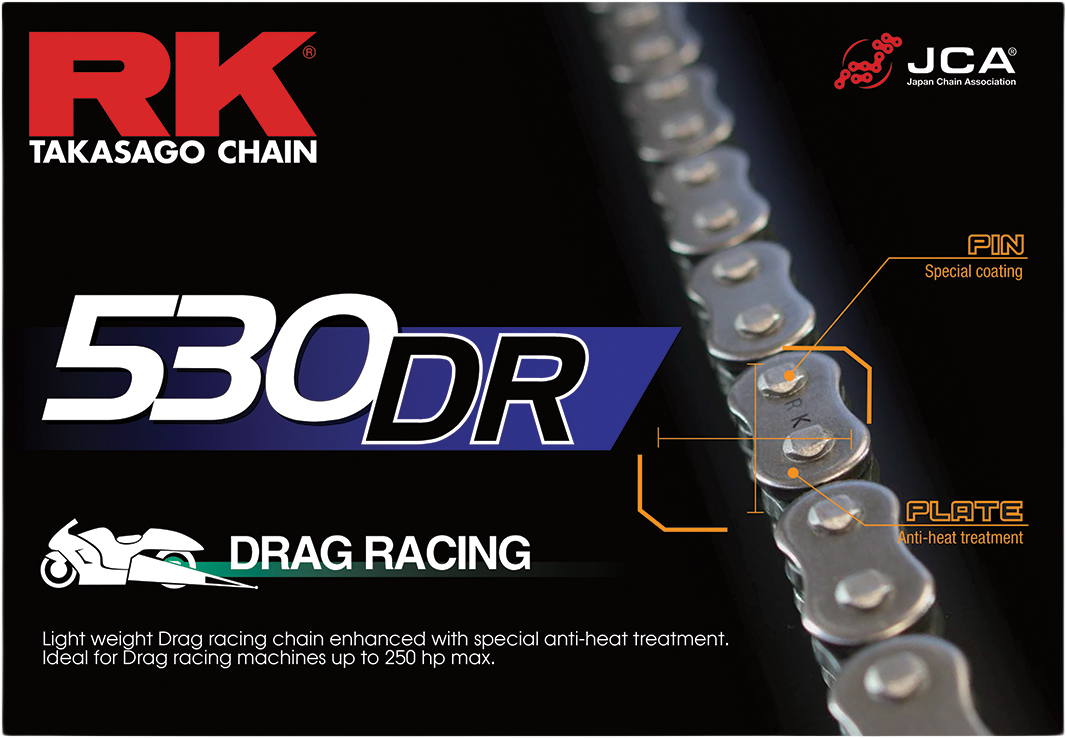 530dr Drag Racing Chain 530 X 130