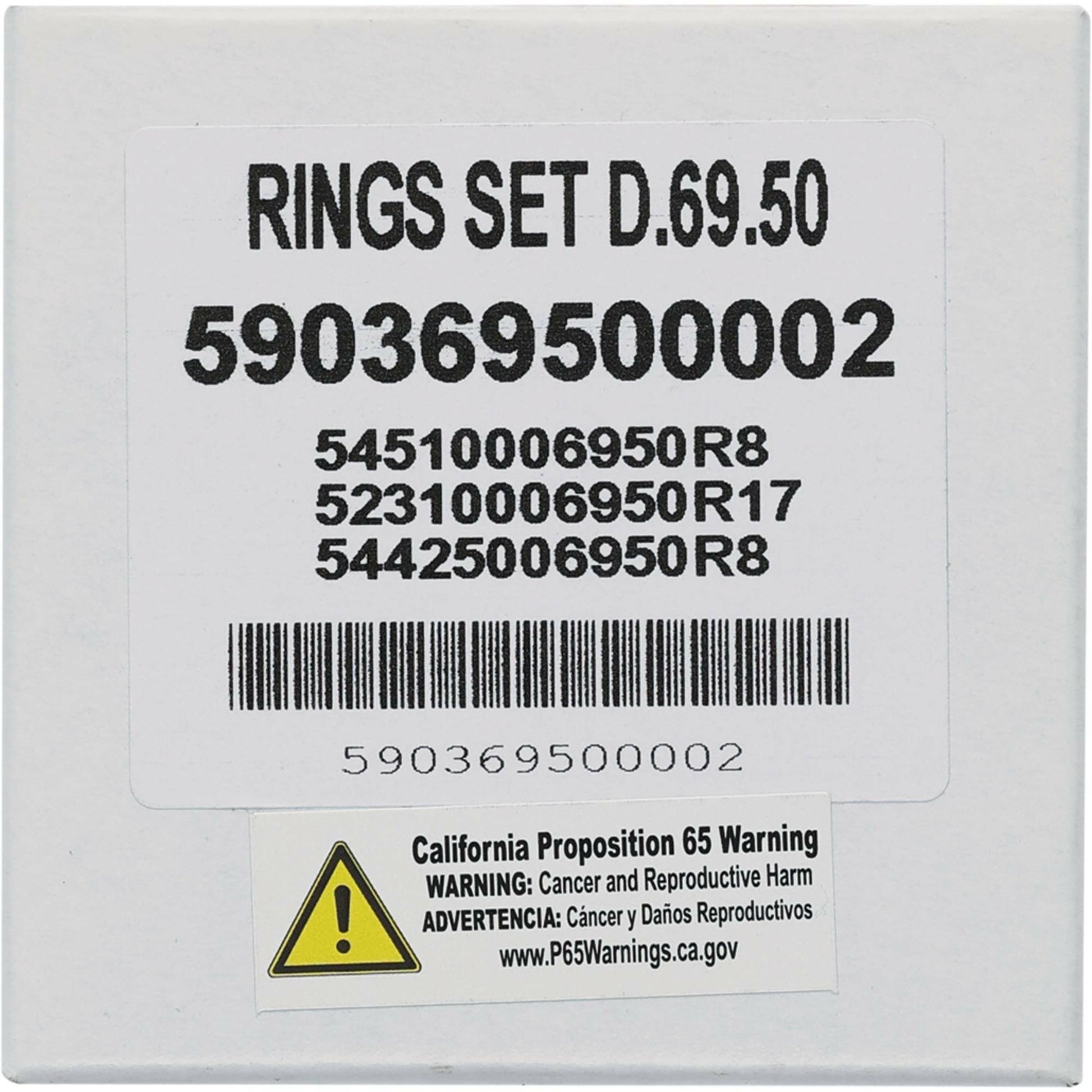 Piston Rings 69.46mm Hon For Vertex Pistons Only