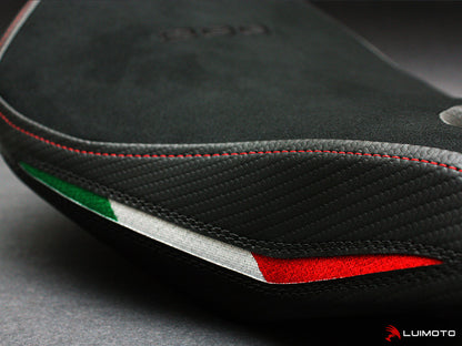 LUIMOTO Team Italia Rider Seat Cover (Fits DP Comfort Seat) for the DUCATI 899 PANIGALE