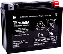 YUASA AGM Battery - YTX24HL YUAM7250H